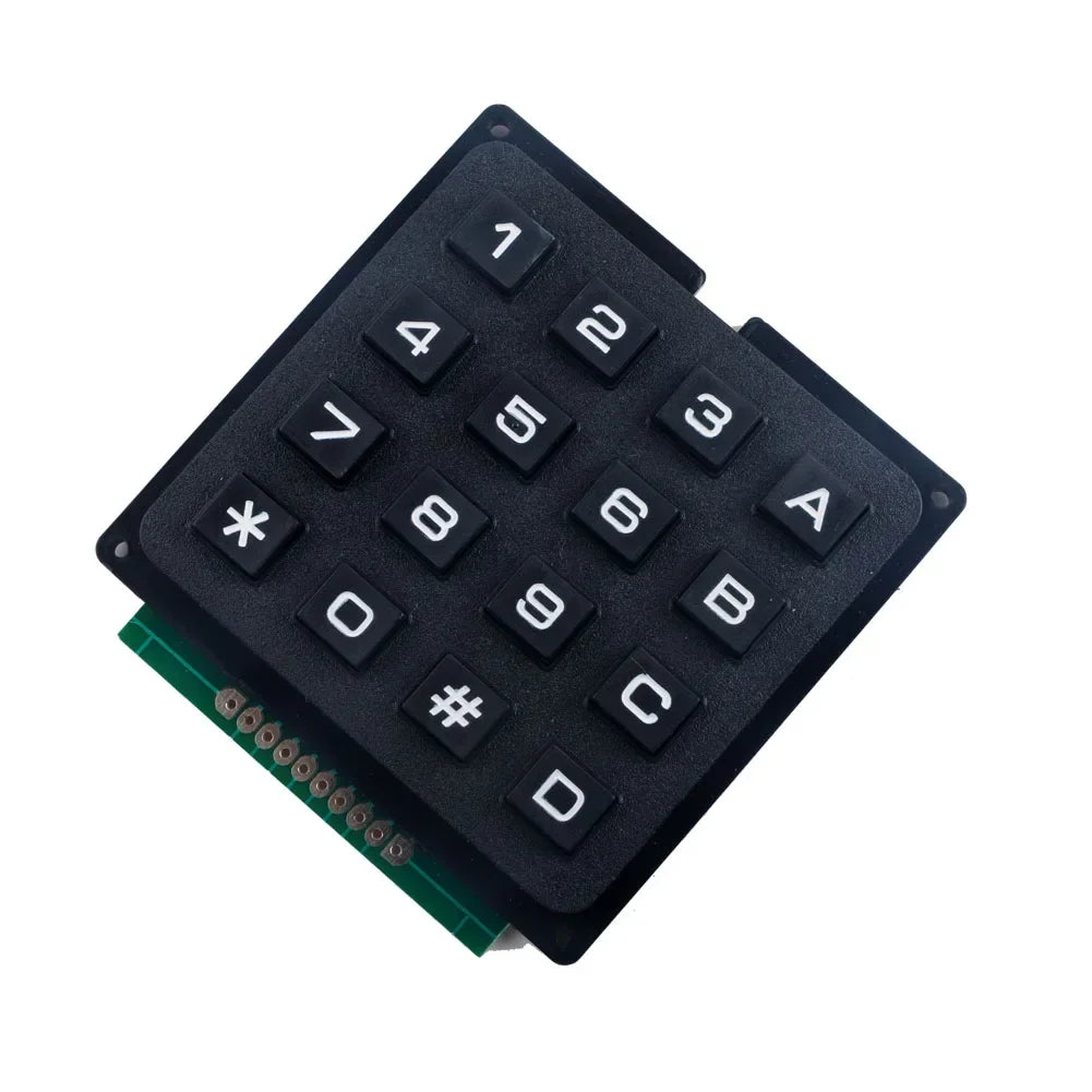 Matrix Membrane Keypad - 12 or 16 Keys