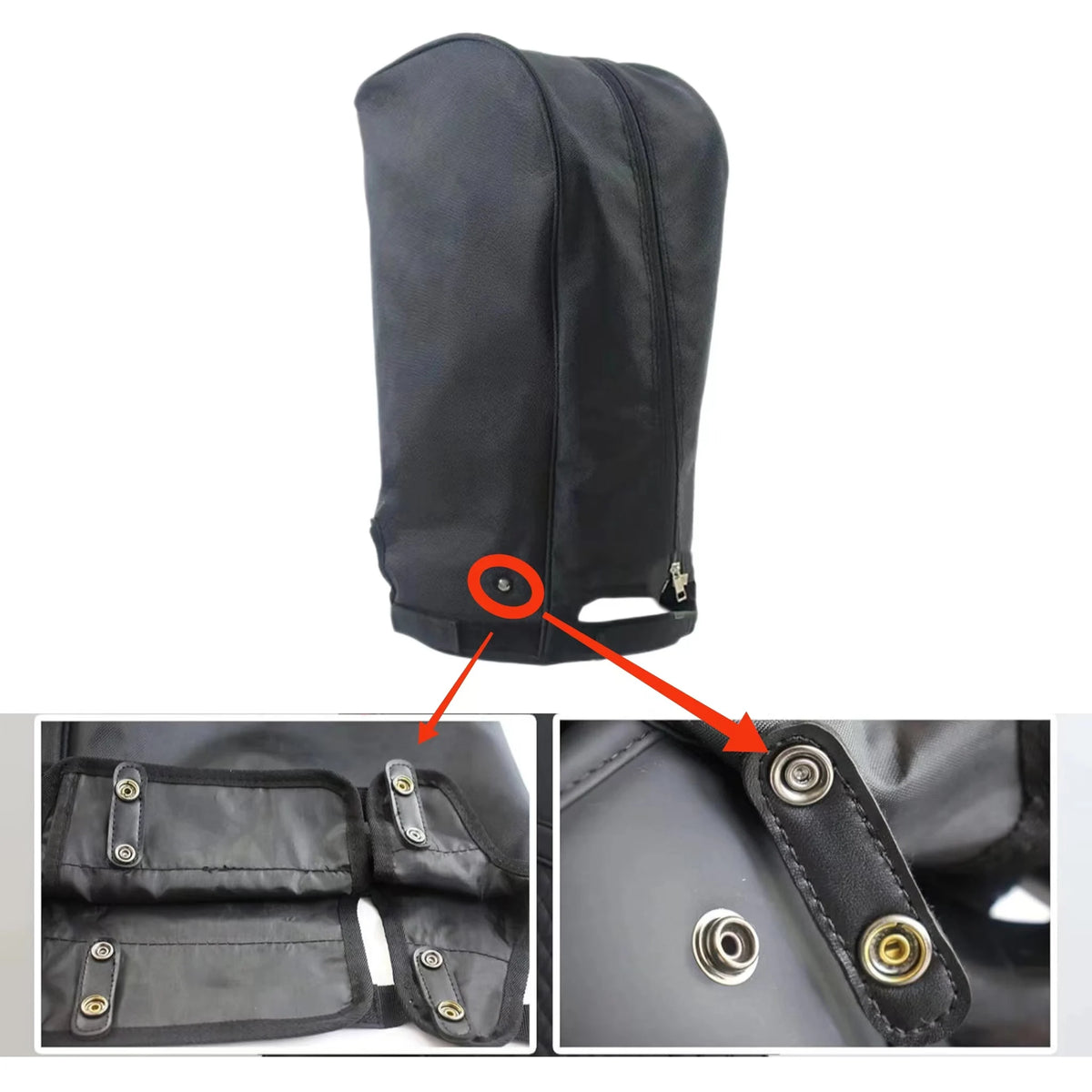 Golf Bag Dust Cover and Club Cap Cover