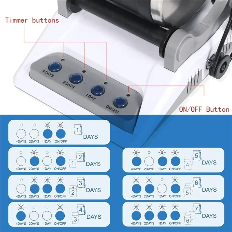 Kit di mola per pietra fai-da-te mola per pietra elettrica giocattolo con pietre grezze lucidatura ghiaia per adulti e ragazzi macchina lucidatrice 220V 110V