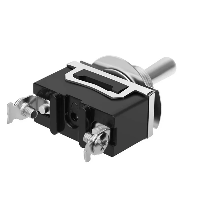 Two SPST On-Off Toggle Switches with Covers