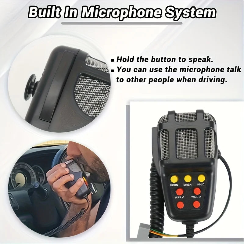 12V Car Alarm with Microphone