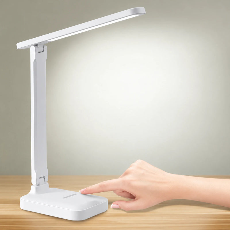 Lampada da scrivania pieghevole a LED alimentata tramite USB con controllo touch