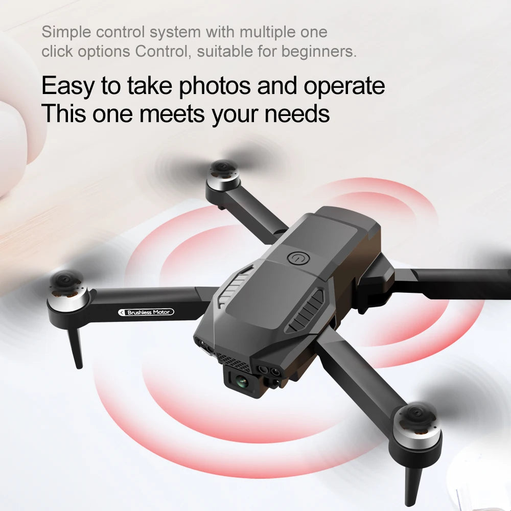 New F198 Drone Professional Dual Camera With 1080P WIFI FPV HD Aerial Photography Wide Angle Brushless RC Foldable Quadcopter