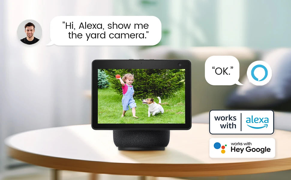 DEKCO 3MP PTZ WiFi Camera Outdoor Wireless Security Dome Camera Motion Detection 2-Way Audio Full Color Night Vision CCTV Camera