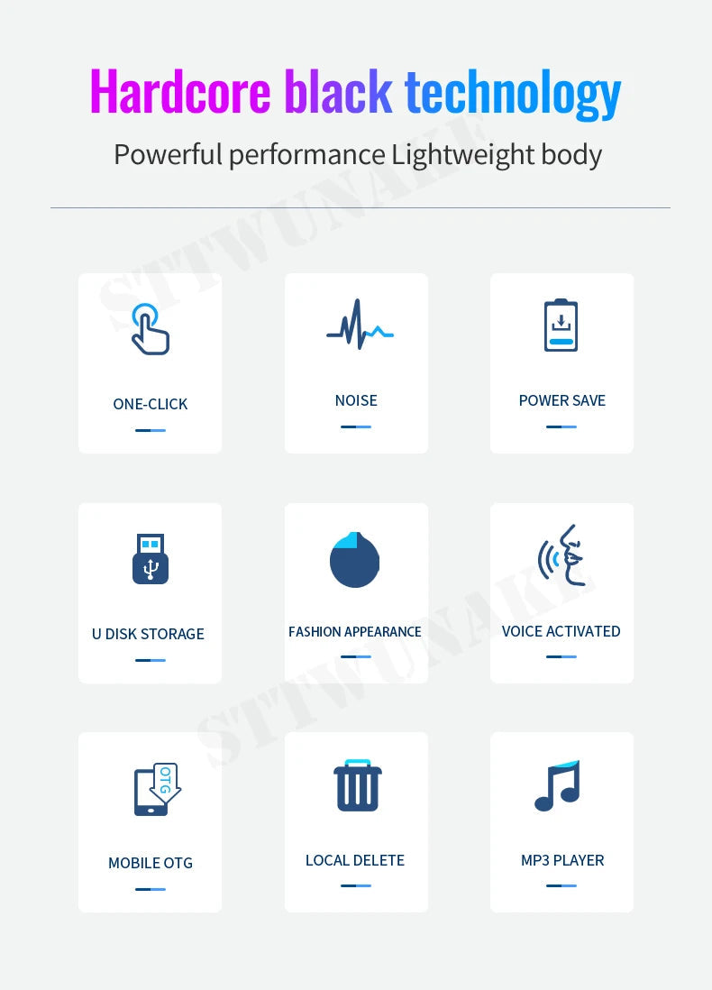 Mini Voice Activated Recorder Necklace Digital Audio Recording Keychain Device Wearable Sound Professional Micro Dictaphone