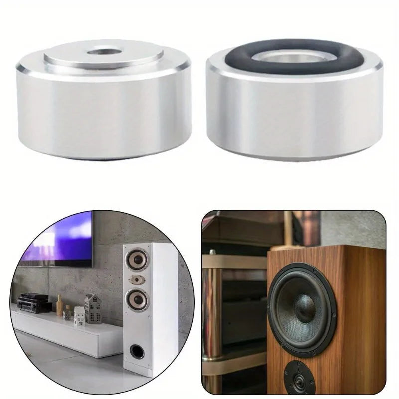 4-Pack Aluminium Speaker Isolation Feet