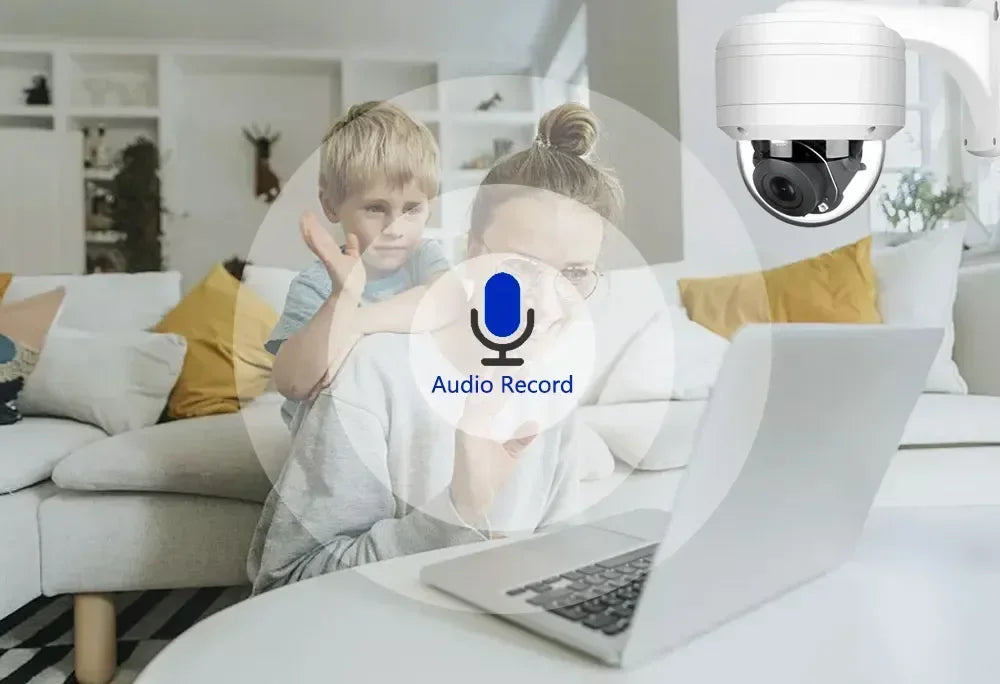 4K 8MP PTZ kupolasta kamera s 12X zumom i PoE