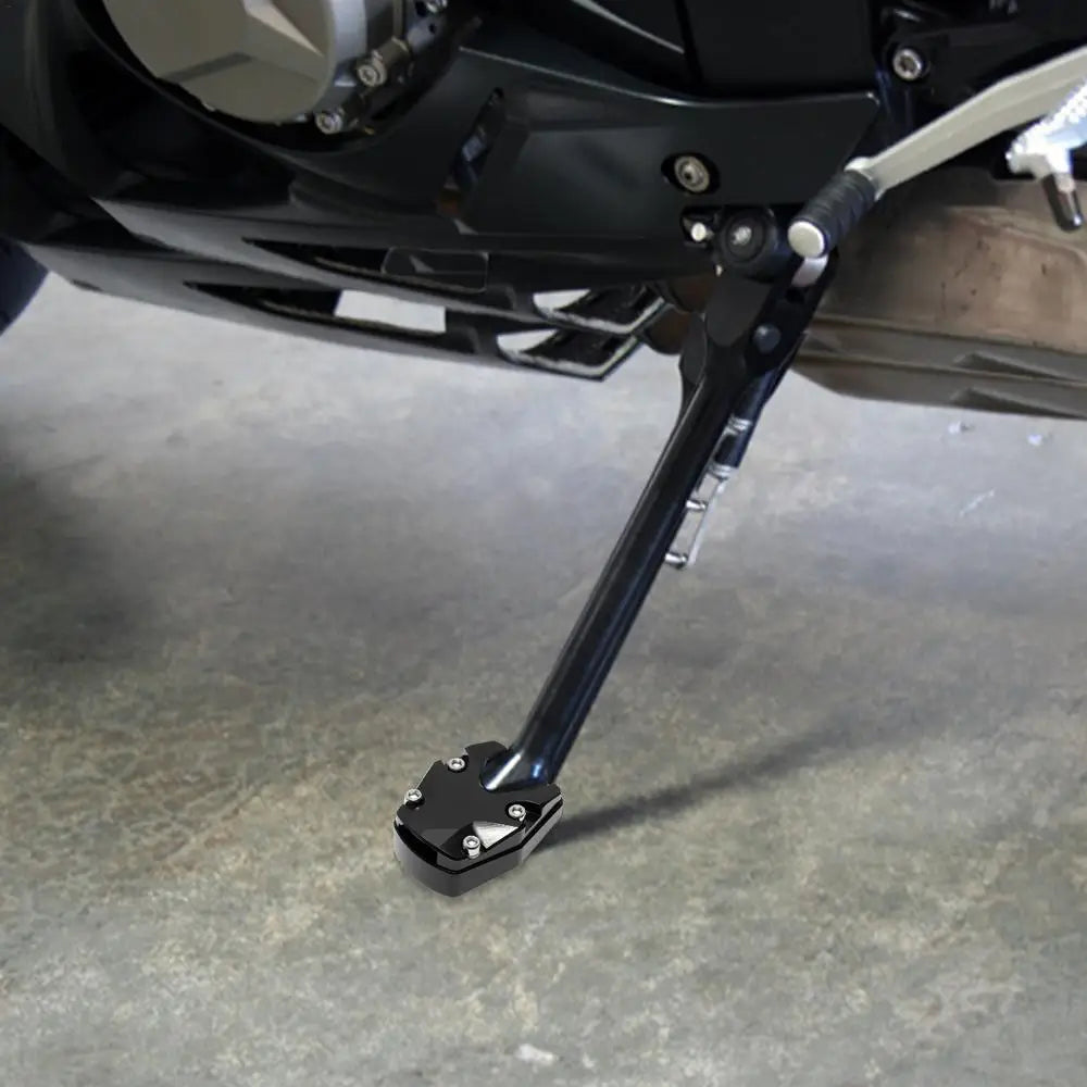 Extensión de aluminio para la pata de cabra de motocicleta