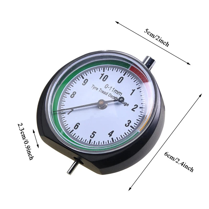 Dial Tyre Tread Depth Gauge