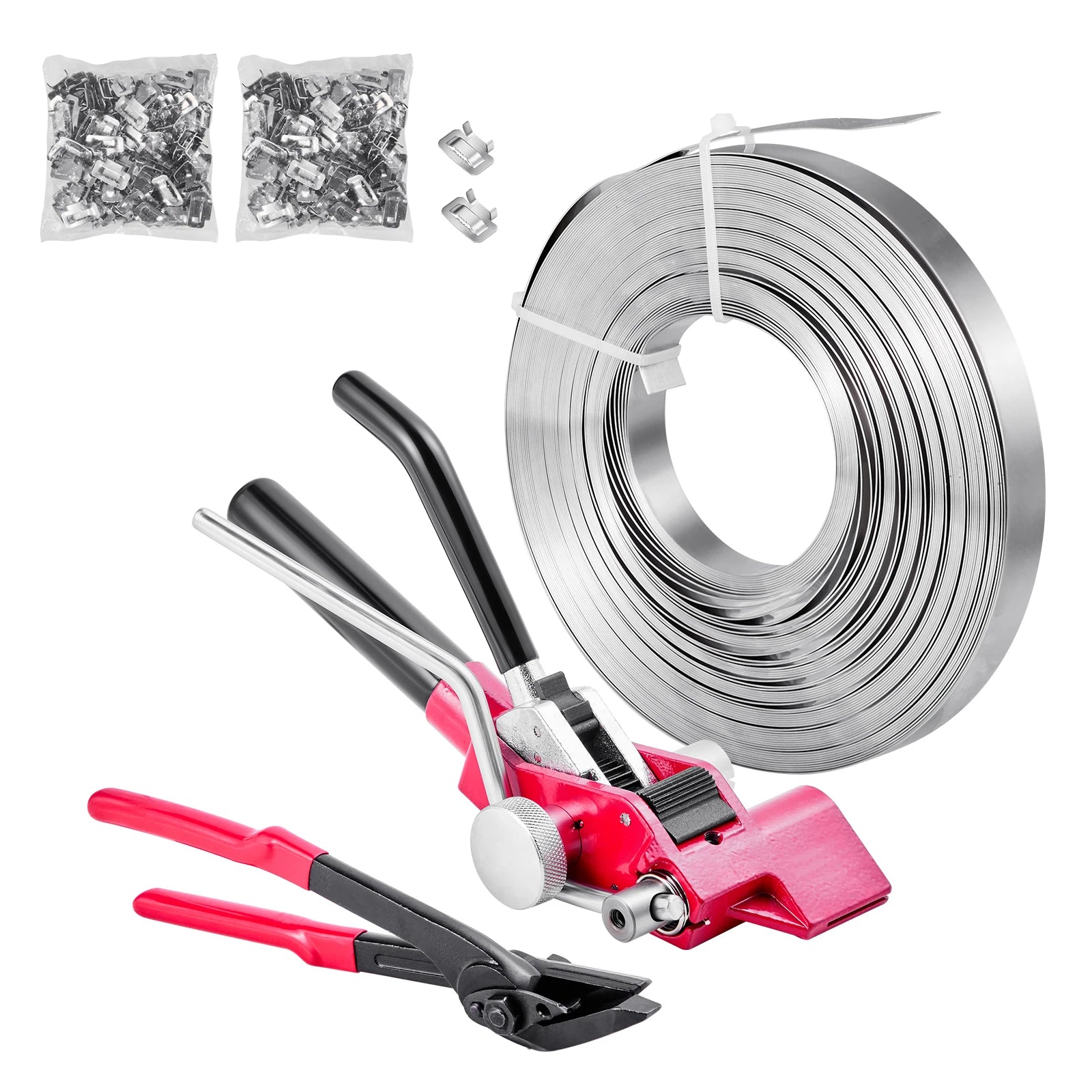 Steel Banding Strapping Kit with Tensioner, Cutter & 200/400ft रोल