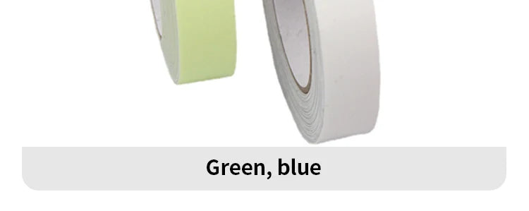 Self-adhesive Luminous Safety Tape, DIY Decorative Glowing Tape, Stage Stair Safety Warning Tape Green Fluorescent Warning Tape