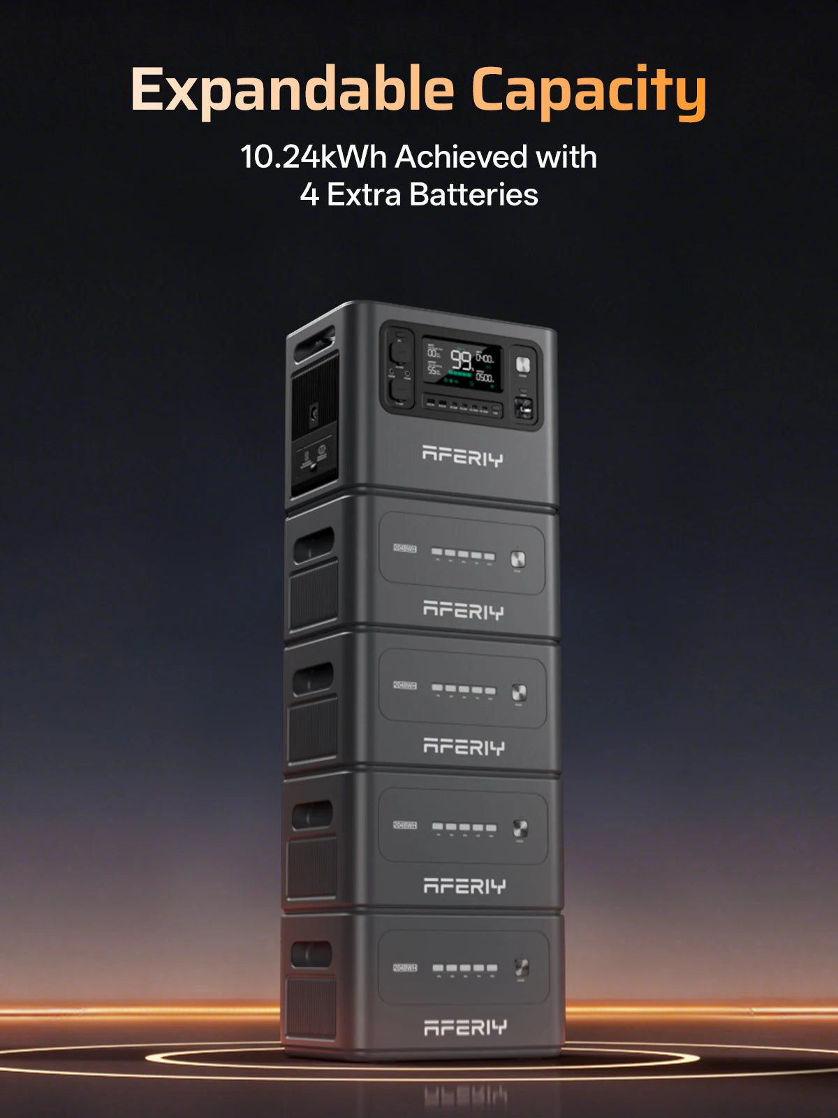 EU STOCK AFERIY P280 Portable Emergency Power Station 2800W 2048Wh LiFePO4 Solar Generator for Home Backup Outdoor Camping RV