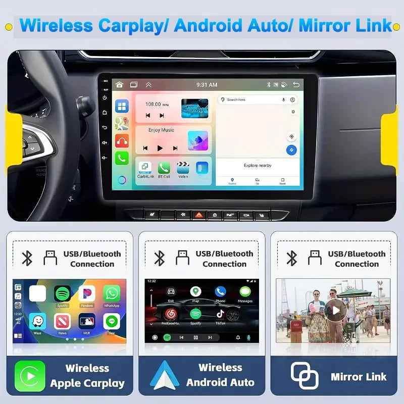 7/9/10 Inch Univerzális Android 13 Autórádió 64G Autorádió Android 2 Din Autórádió GPS BT Központi Multimédia Okos Autó Rendszerek