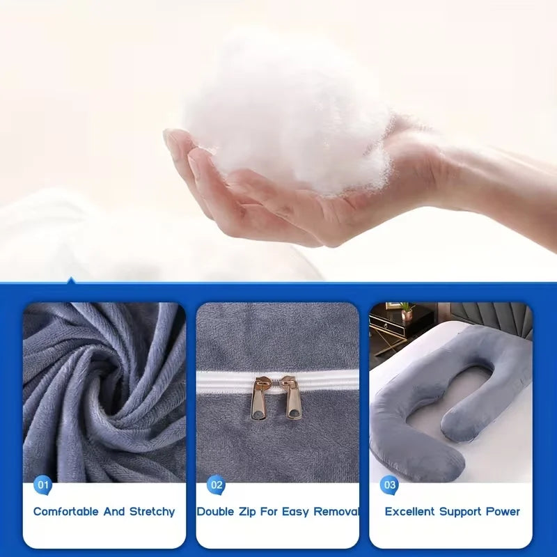 Pregnancy Pillows for Sleeping, G Shaped Full Body Maternity Pillow with Removable Cover - Support for Belly for Pregnant Women ,Home Relaxation Items