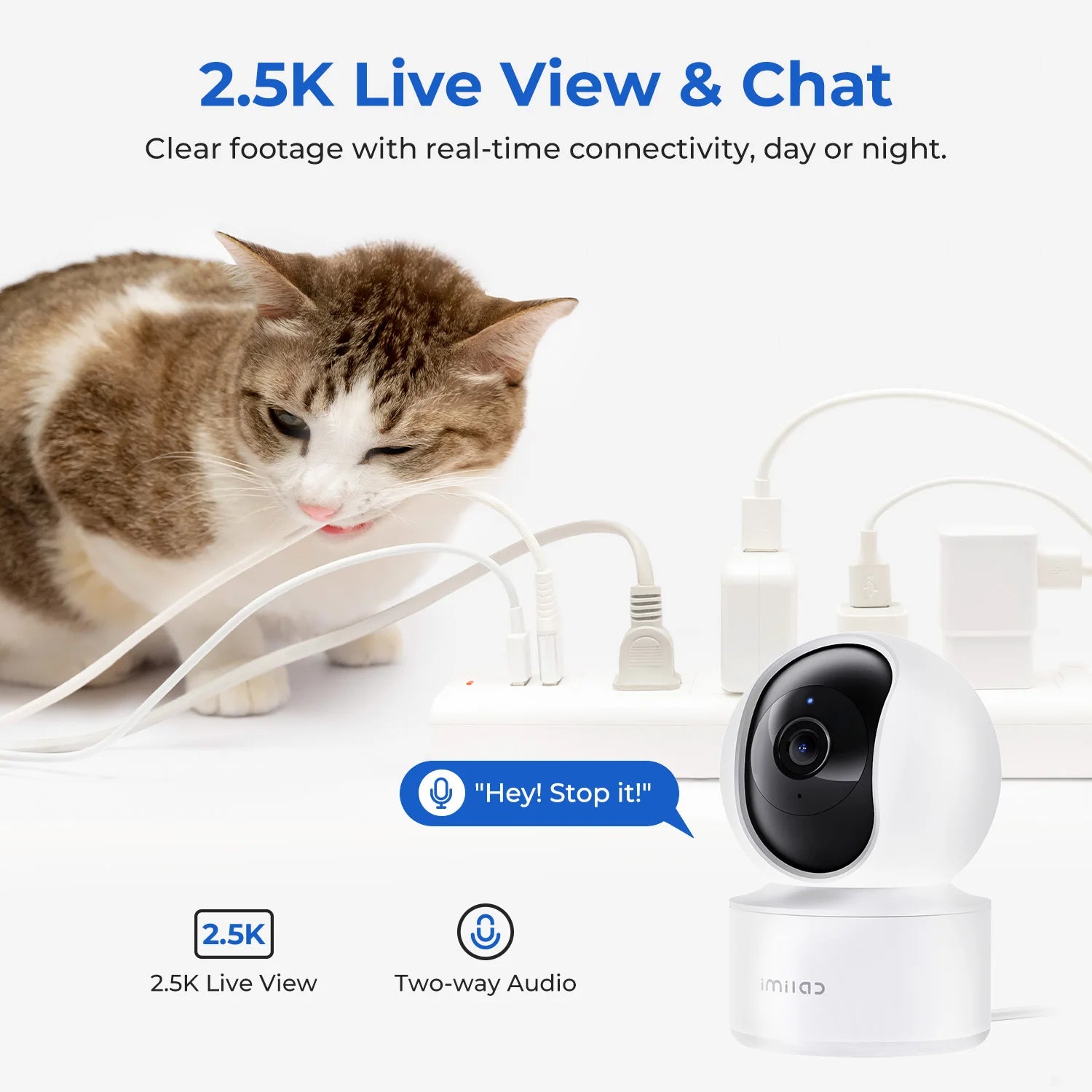 IMILAB C21 2.5K WiFi Indoor Baby Monitor with 360° Tracking