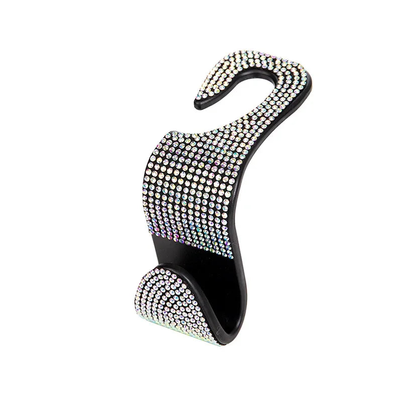 Rhinestone Car Seat Back Hook Hanger for Daily Vehicle Storage