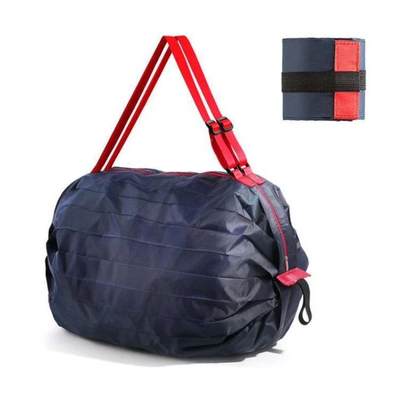 Navy Blue foldable shopping bag