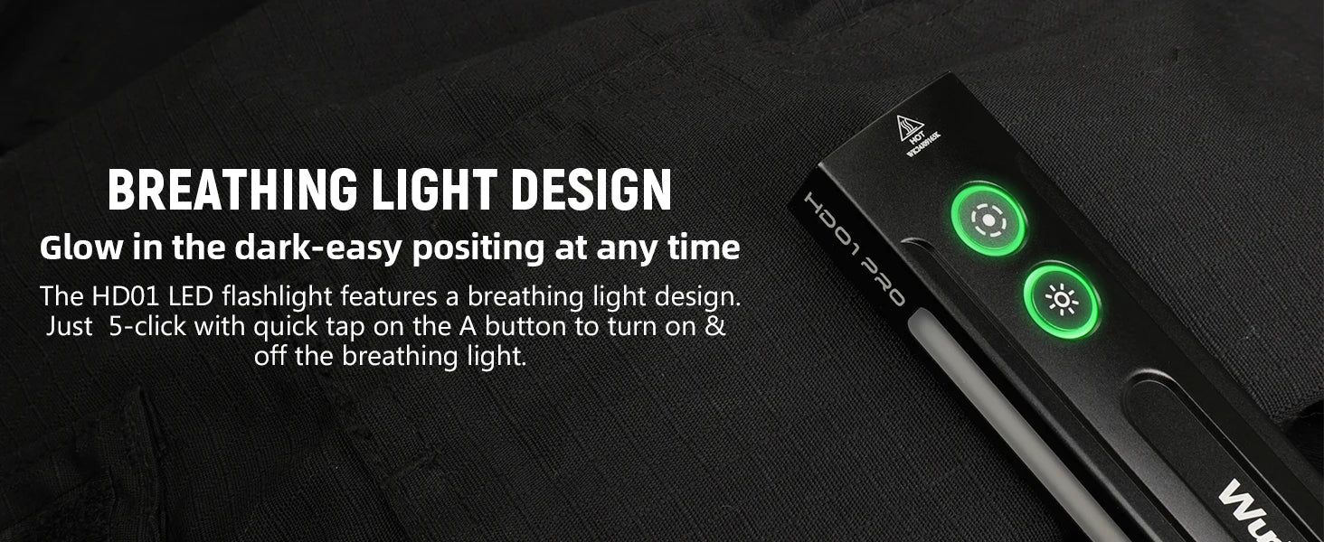 1200LM Rechargeable EDC Flashlight with UV, RGB & Magnetic Tail