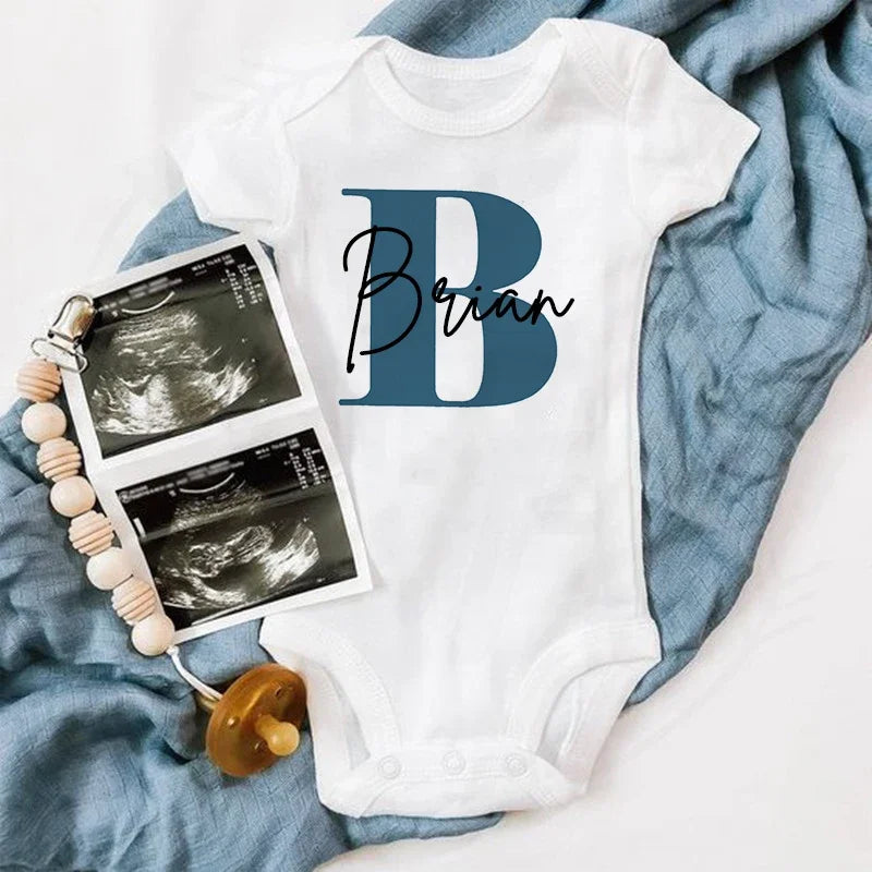 Personalized Initial-and-Name Baby Bodysuit