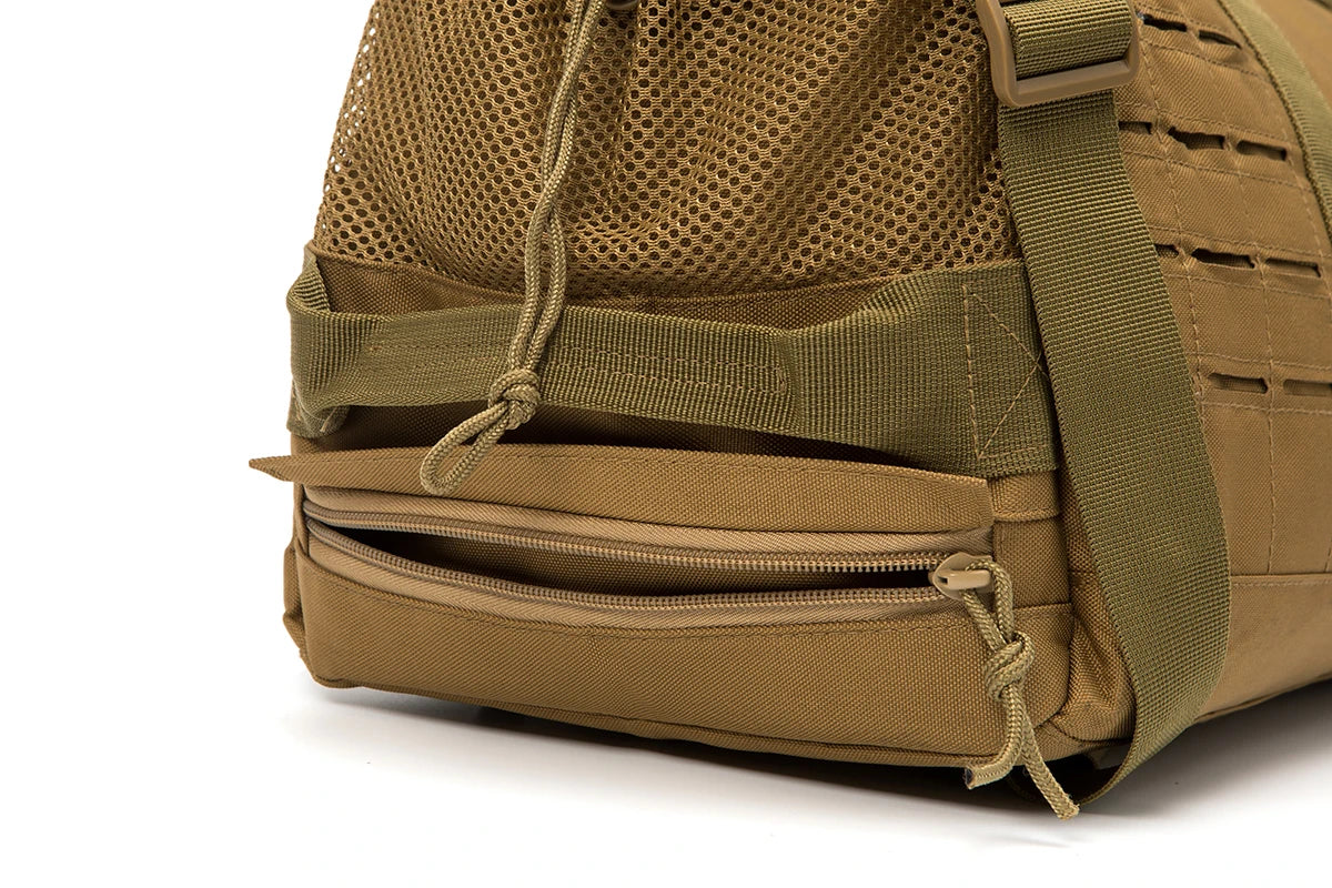 40L Tactical Travel Backpack with Shoe Compartment and MOLLE Webbing