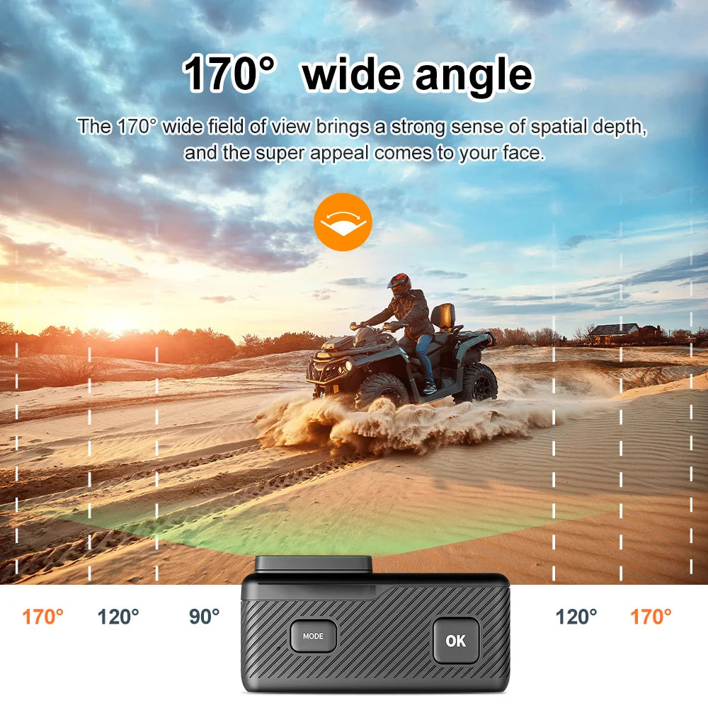 5K Action Camera 4K 60FPS Touch Screen WiFi 30M Waterproof