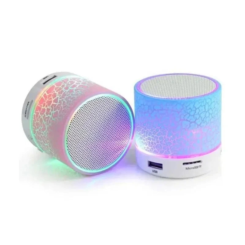 PHONEPACE A9 Bluetooth Speaker Mini Crack LED SD Card USB Subwoofer Portable MP3 Music Sound Column for PC Mobile Phone Etc.