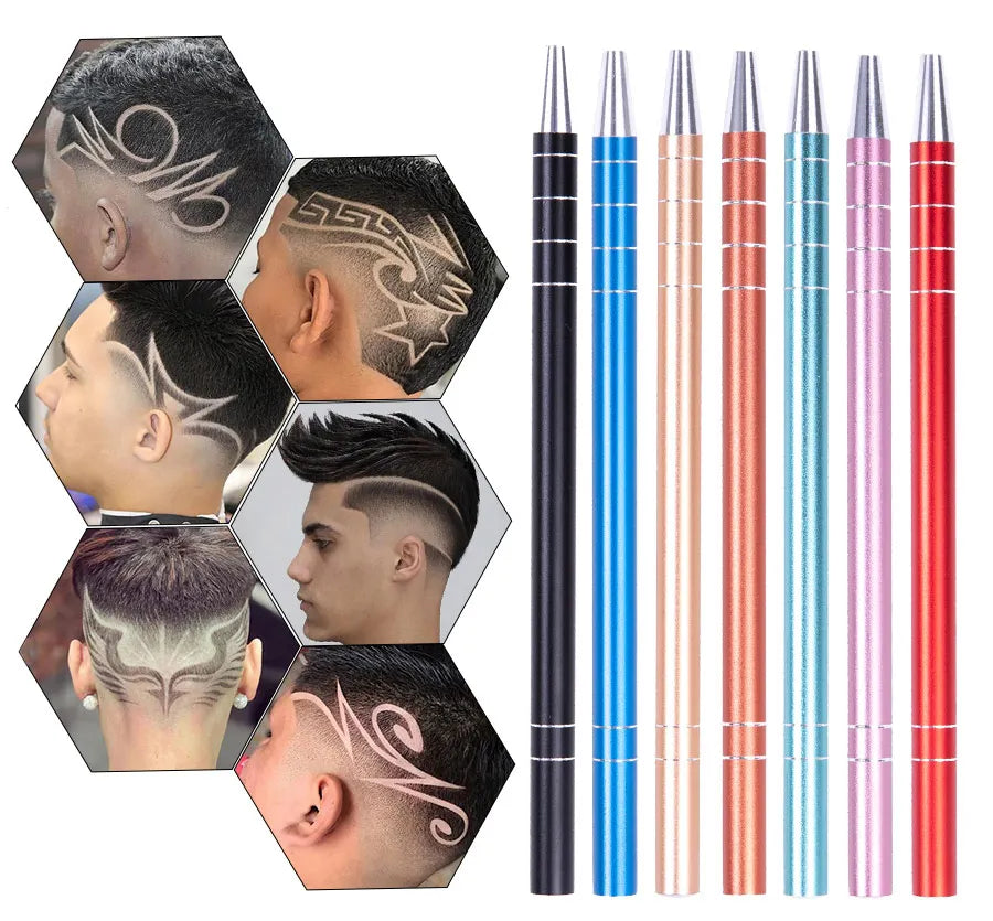 Præcisionsbarberingssæt med blade og pincet