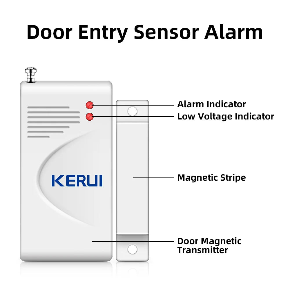 433MHz Wireless Door Window Sensor for Alarm Systems