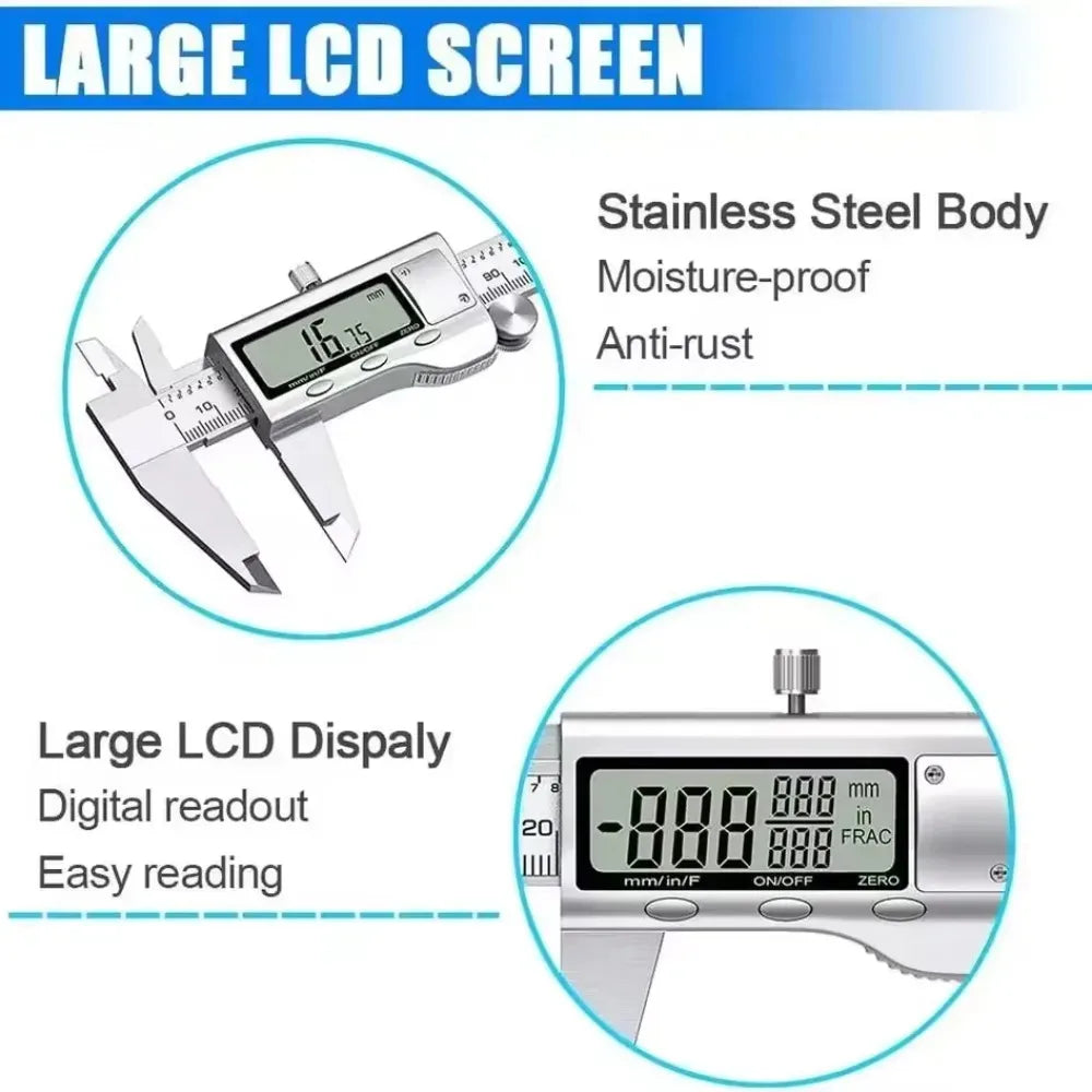 150 mm Stainless-Steel Digital Caliper