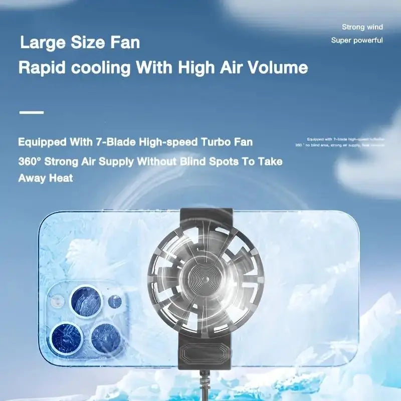 Mini USB-Powered Phone Cooling Fan
