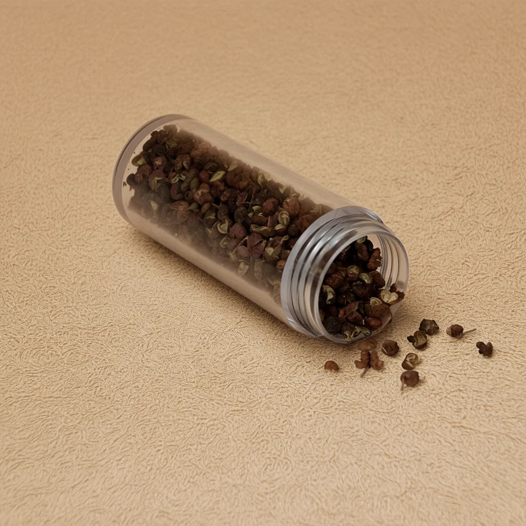 Stainless Steel Salt and Pepper Mill, Adjustable Manual Grinder