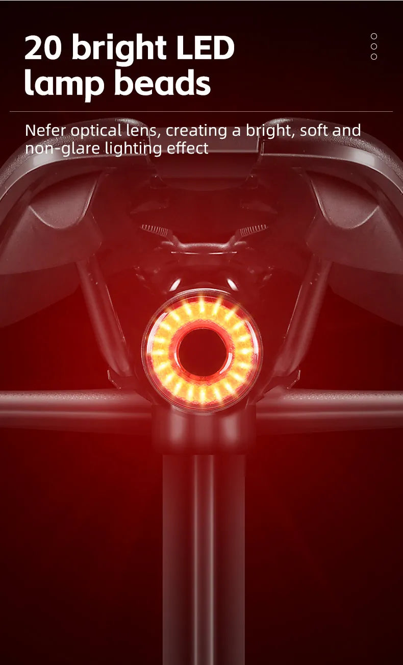 Smart Bicycle Tail Light — USB-C