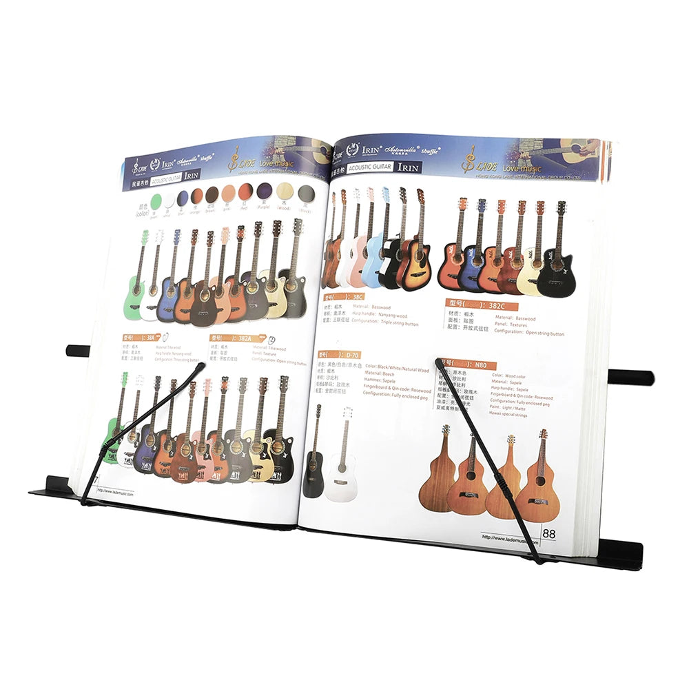 Folding Desktop Music Stand with Carry Bag
