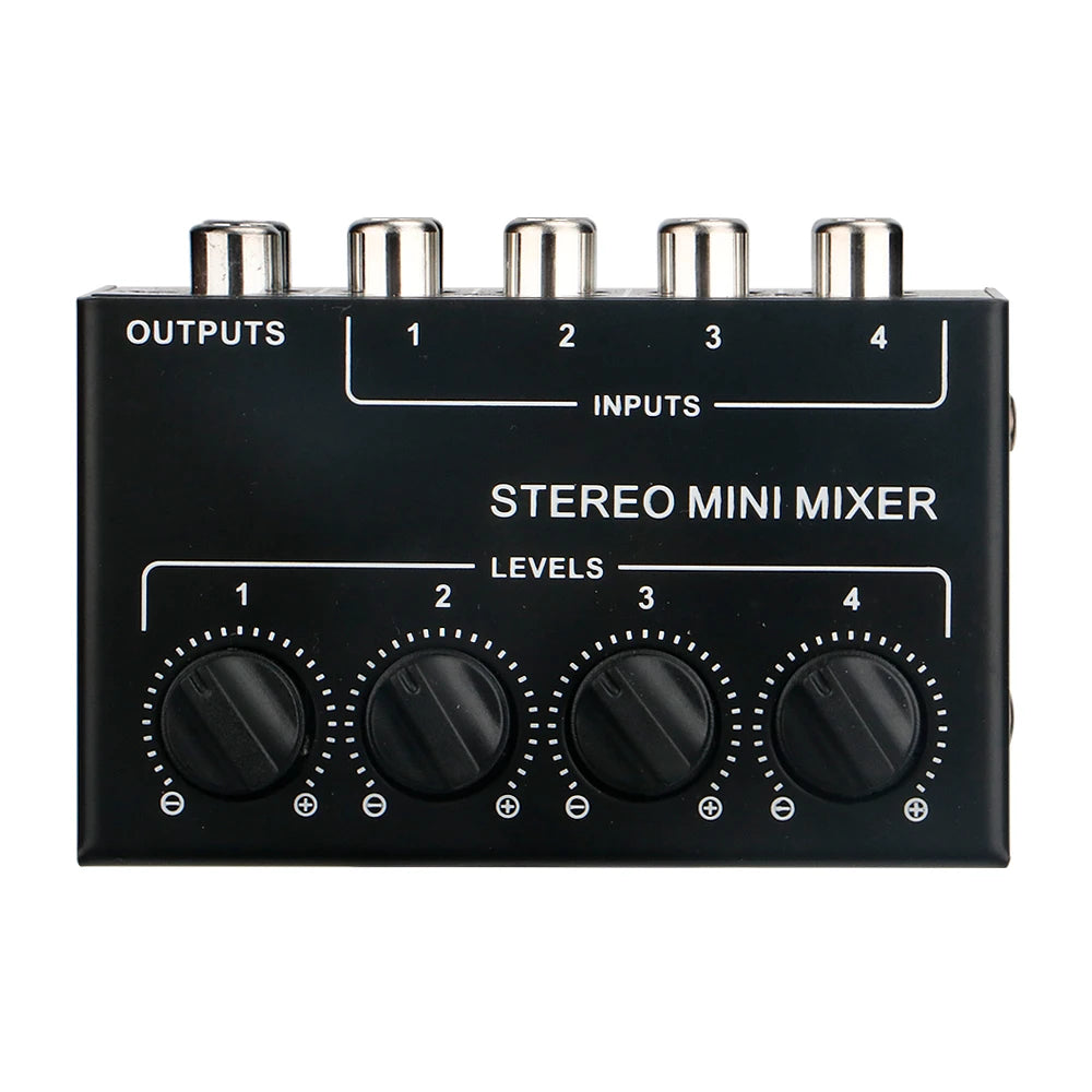 Passive Stereo Mixer - Four or Six Channels