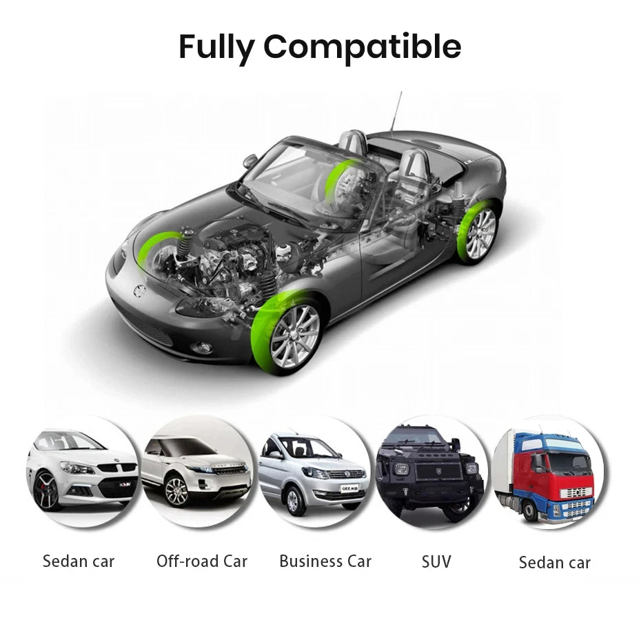USB Tire Pressure Monitoring System with Internal Sensors