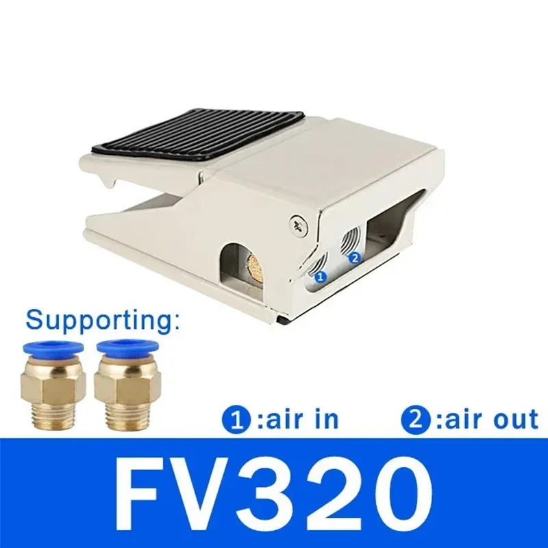 Pneumatic Foot-Pedal Valve Options