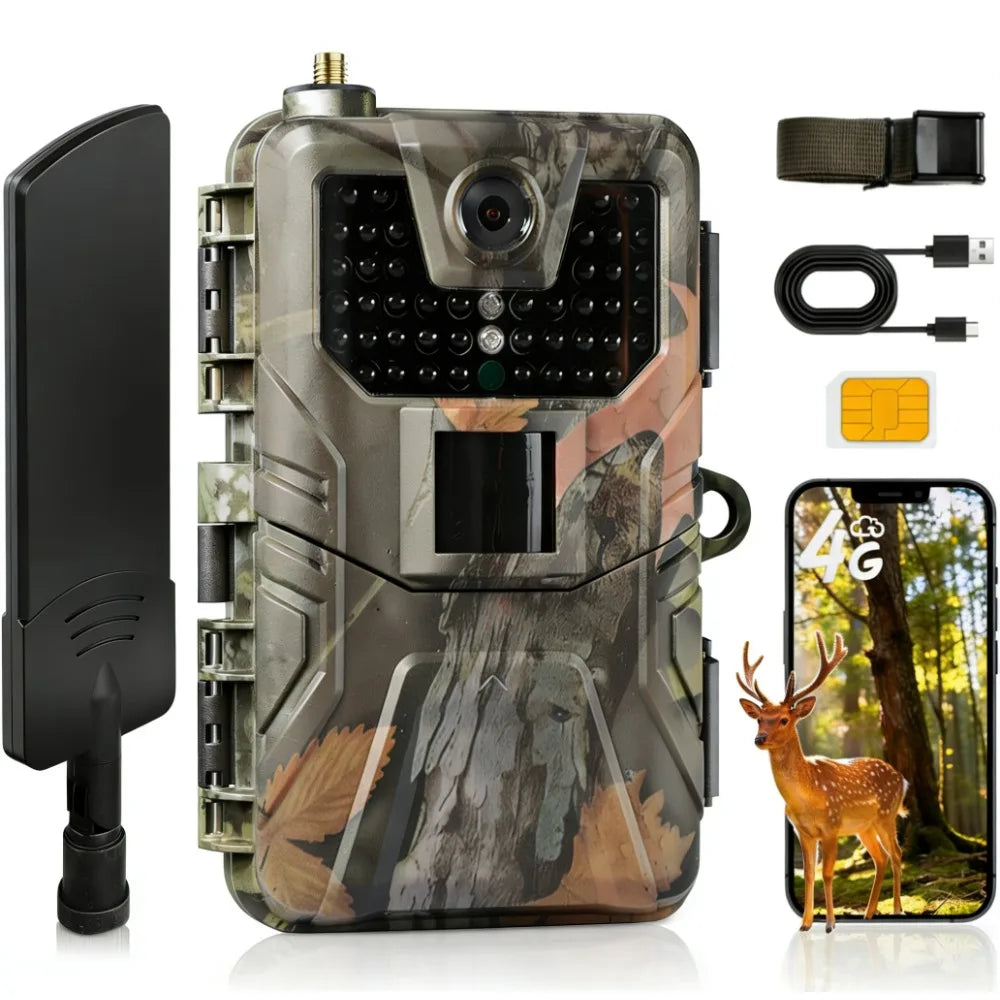 SuntekCam HC-900 Pro 4G LTE Trail Camera with App Control