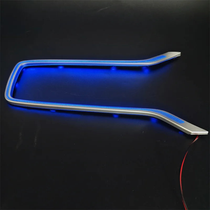 LED Cup Holder Light For Toyota Corolla Cross 2020 2021 2022 2024 Blue Interior Central Armrest Frame Atmosphere Decorative Lam
