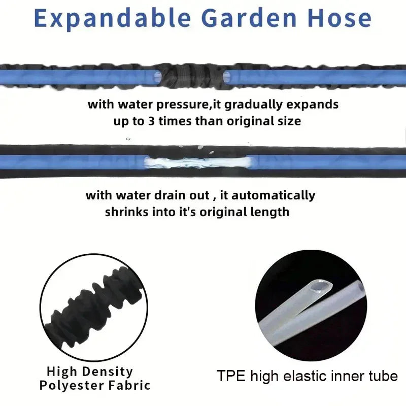 Expandable Magic Hose for Home & Garden Watering