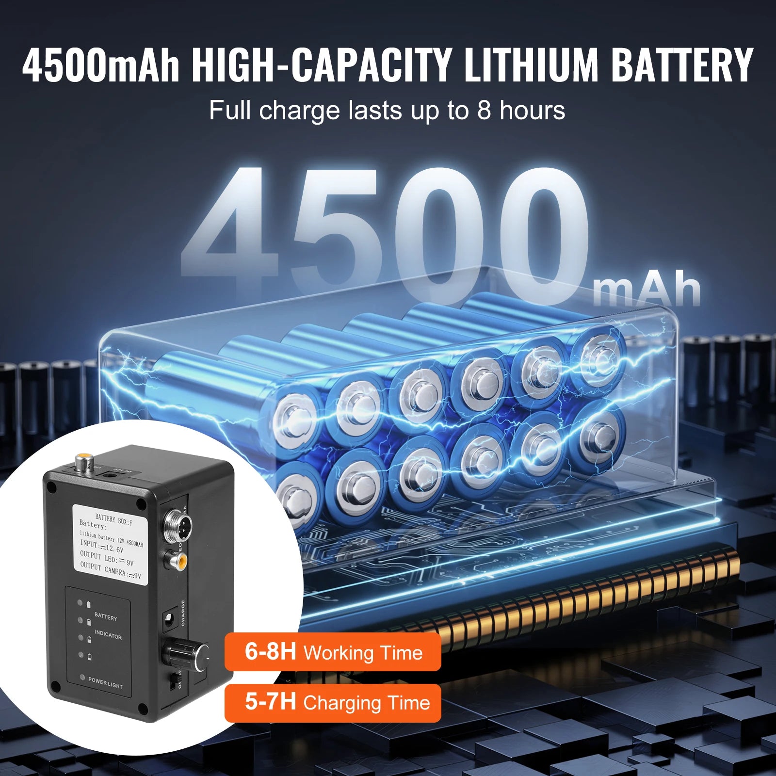 Self-Leveling Sewer Camera with 9-inch HD Screen