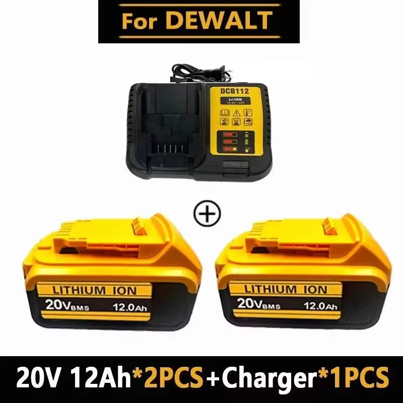Bateria de Substituição para Ferramenta Elétrica Li-Ion 20V 12.0Ah