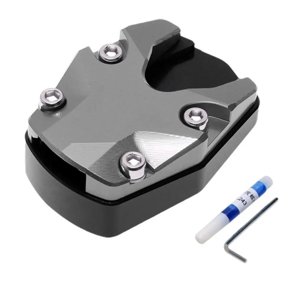 Extensión de aluminio para la pata de cabra de motocicleta