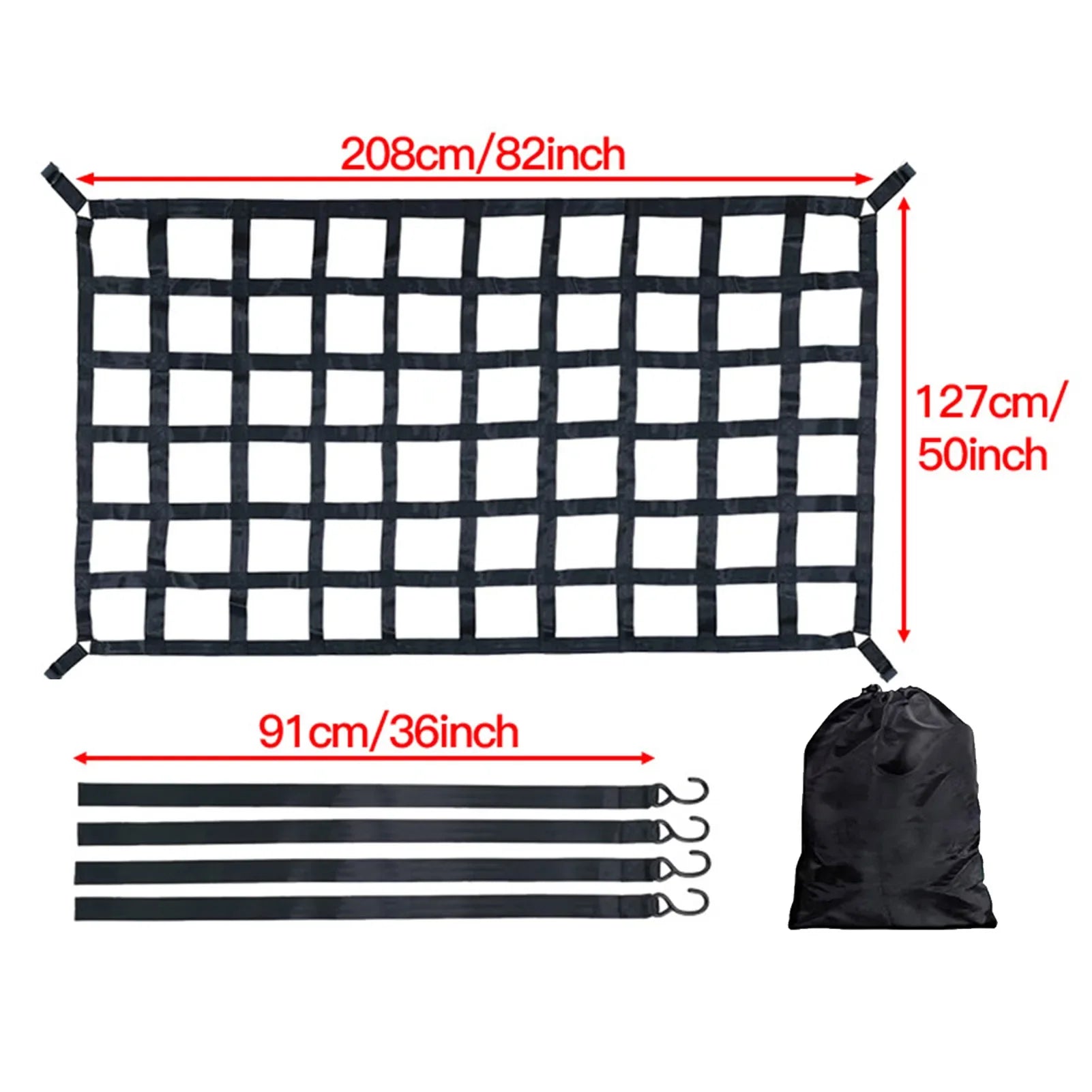 Heavy Duty Roof Rack Cargo Net