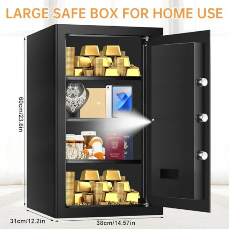 Fireproof Waterproof Safe 5.2 Cu Ft Digital Combo Lock