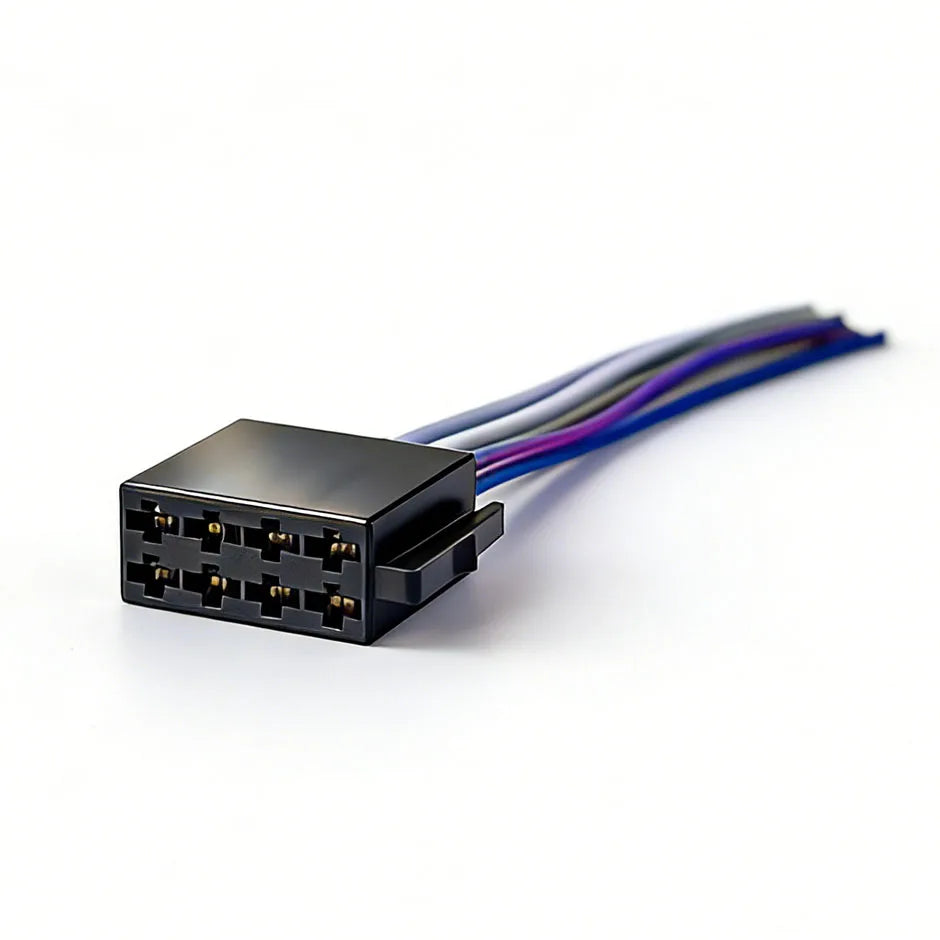 Female ISO Car Stereo Wiring Harness Pair
