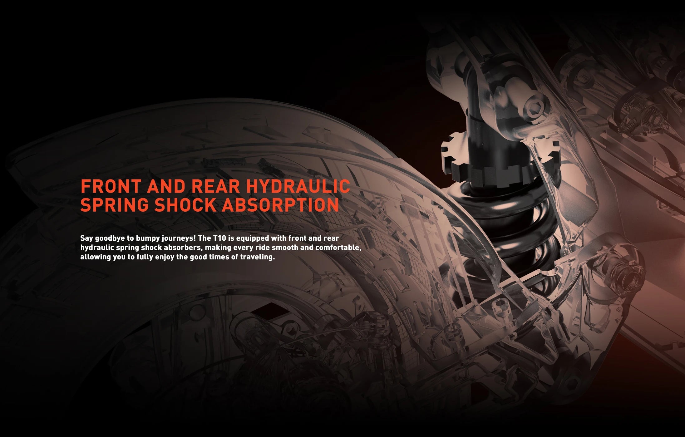 JOYOR T10 Adult Electric Scooter with Dual 1000W Motors