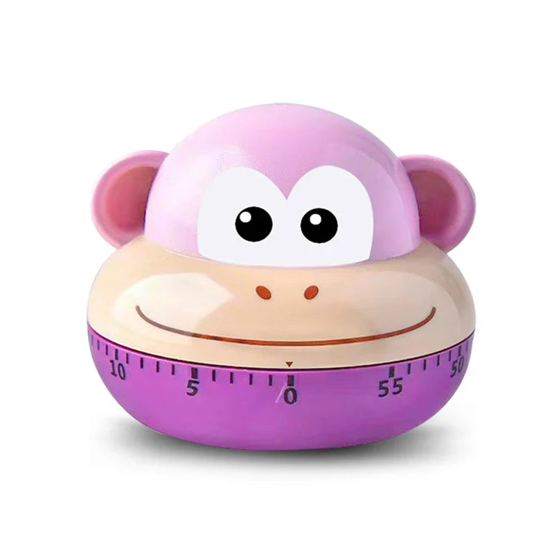 Cartoon Mechanical Kitchen Timer, 55 Minutes
