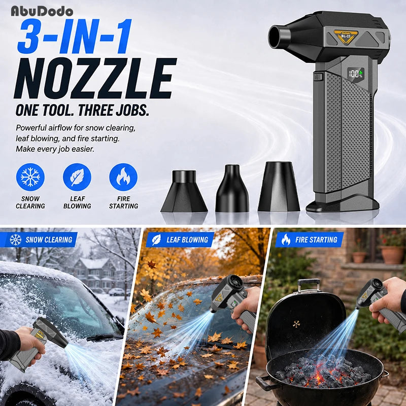 USB-Rechargeable Brushless Hand Blower