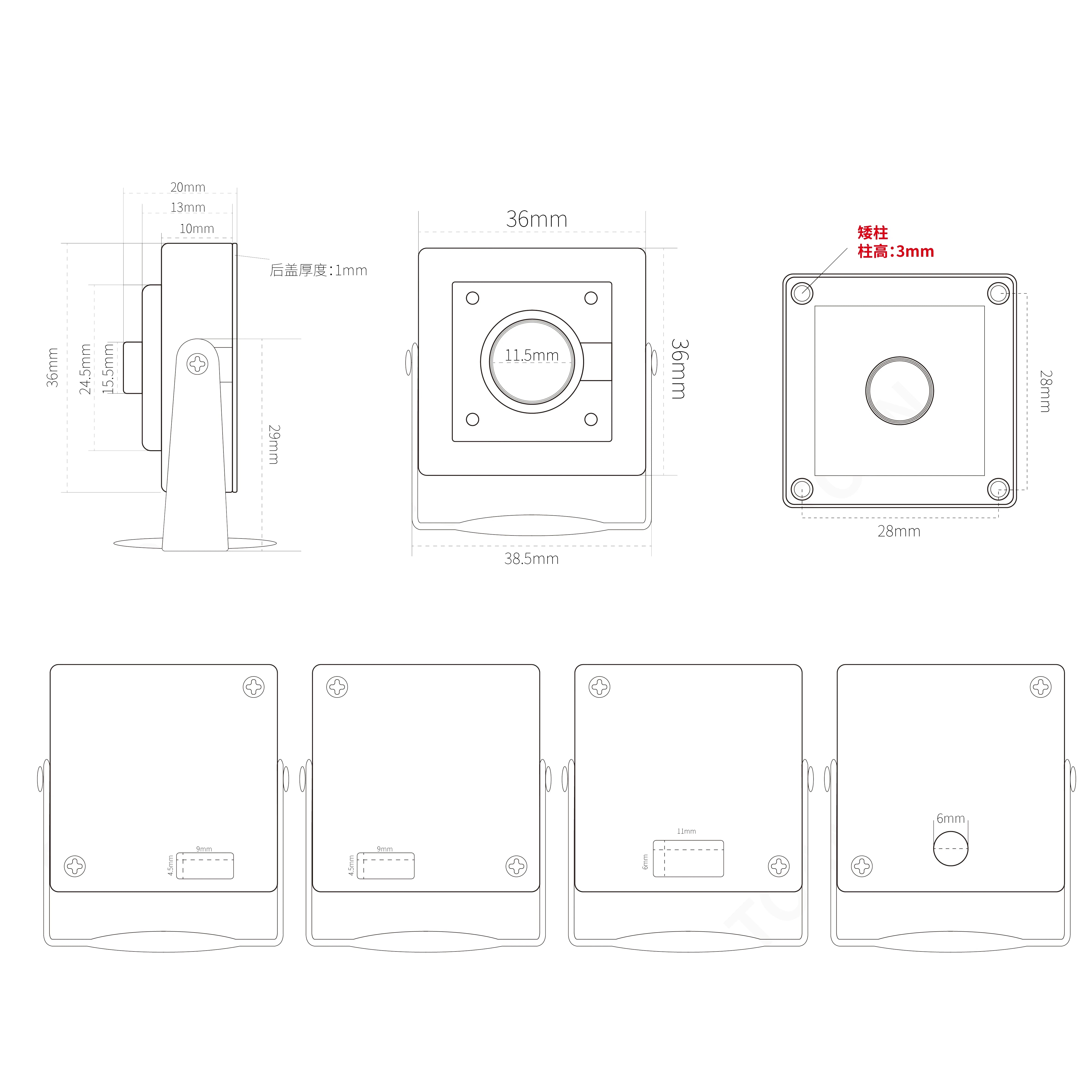 USB 1080P HD Webcam, 142° Wide Angle, Plug and Play