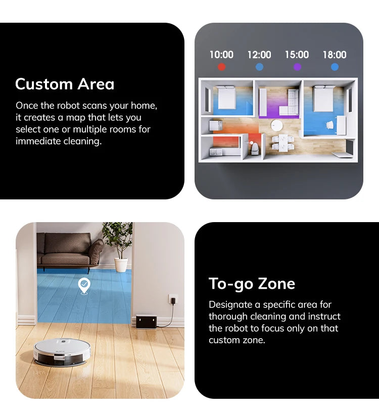 ILIFE V20 Robot Vacuum Cleaner with Powerful Suction and Smart Navigation